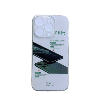 Wholesale of Apple 17 Transparent Silicone Phone Case Anti Drop Protective Cover